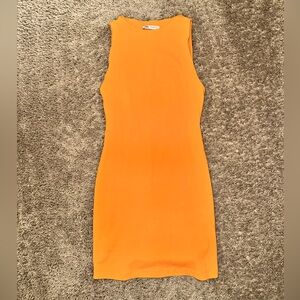 Zara Vibrant Orange Mini Dress